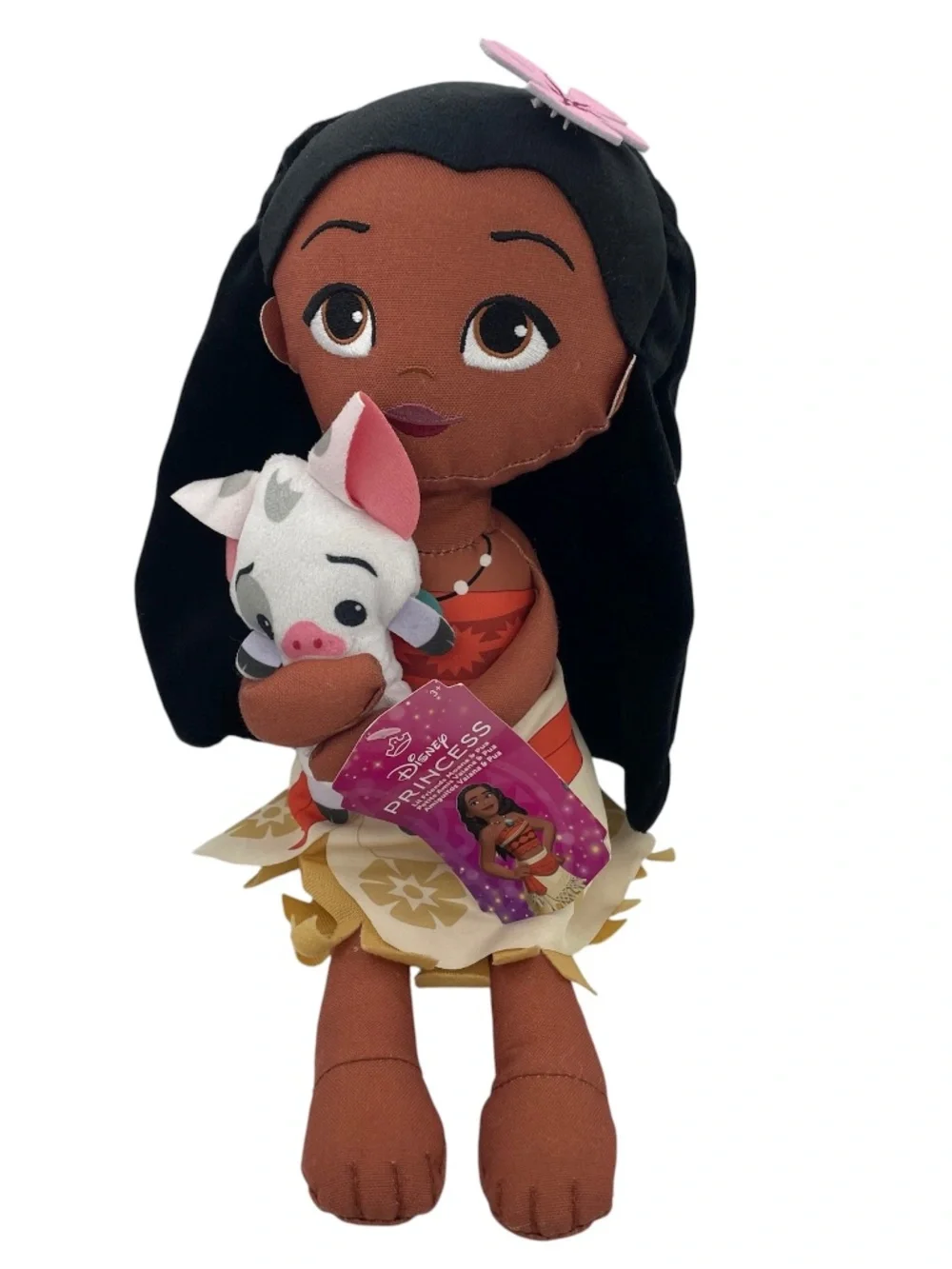 Disney princess Lil’ Moana & Pua plush doll collection 15inches long